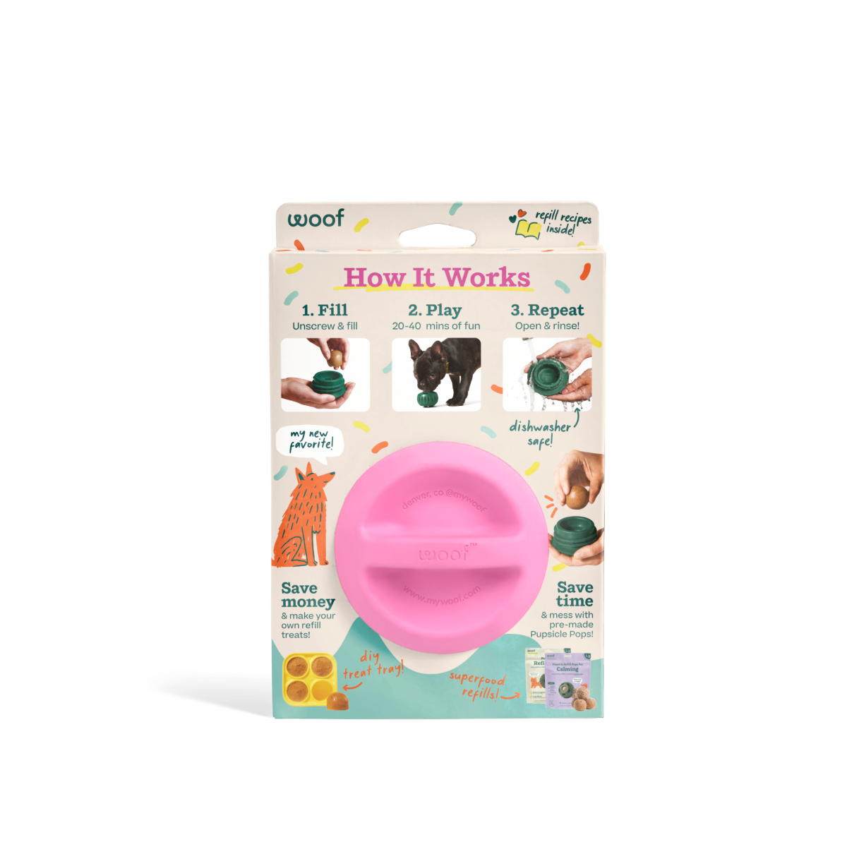 Party Pupsicle: Pink / Small