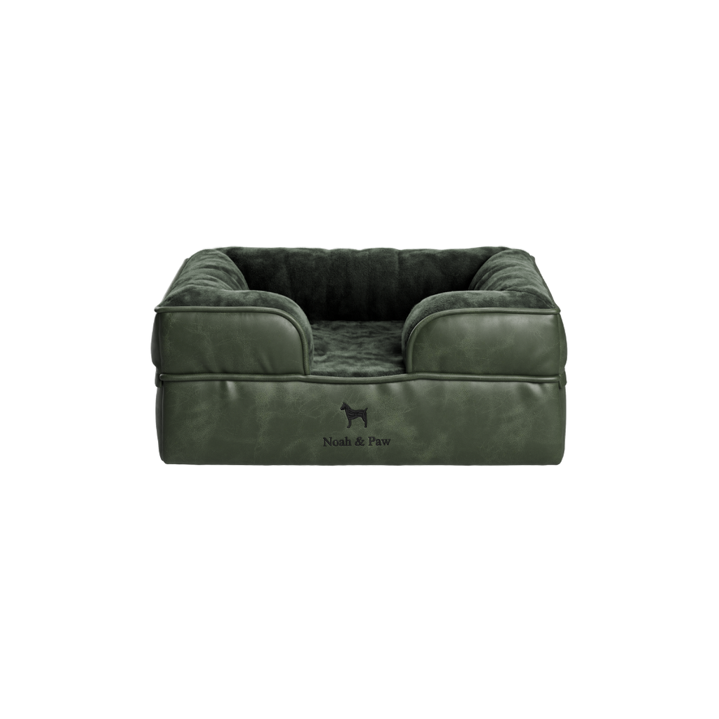 Noah & Paw Orthopedic Sofa Bed | Dark Green | Medium