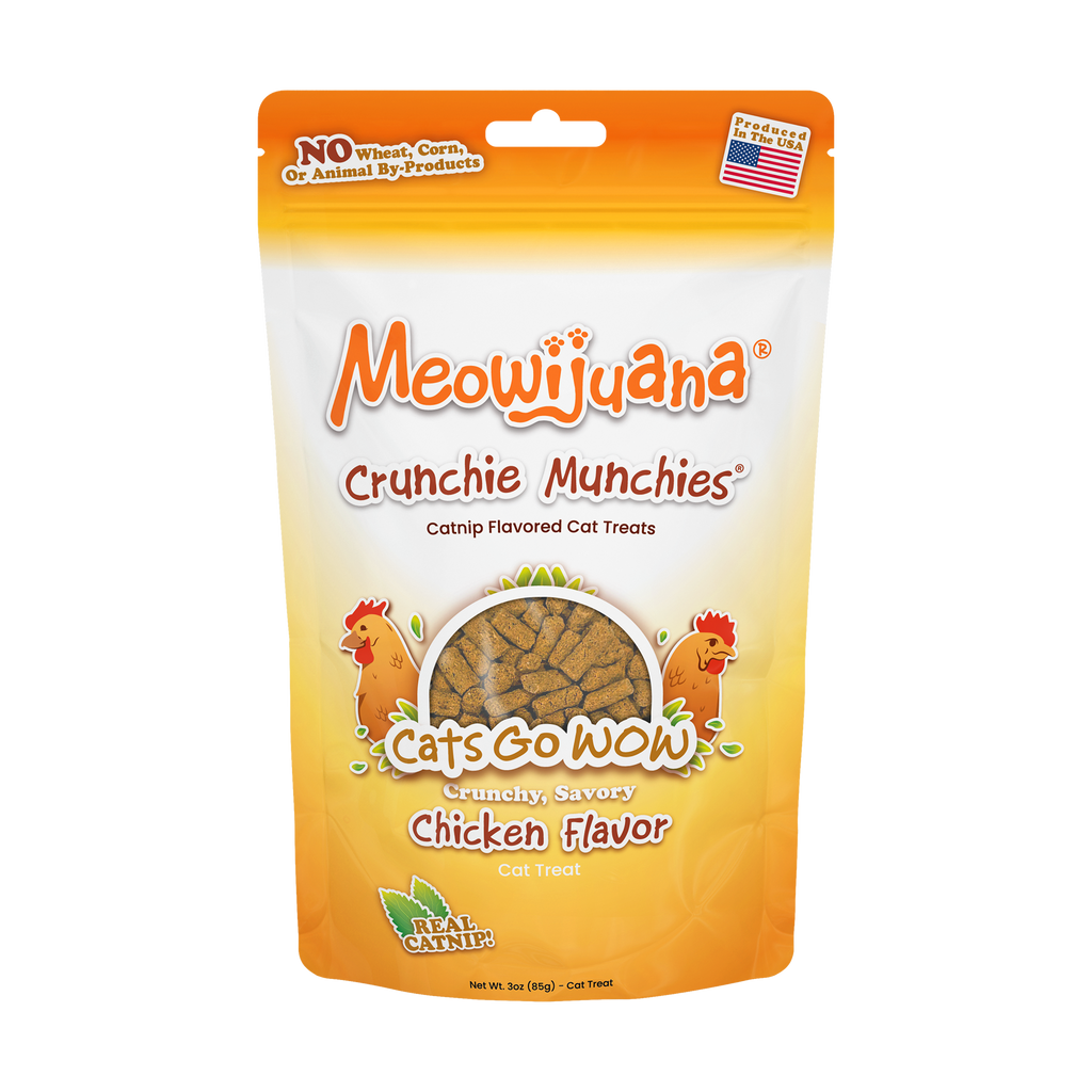 Meowijuana® Crunchie Munchies Chicken Cat Treats