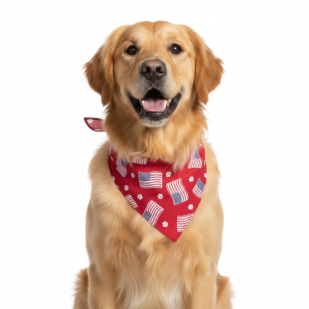 Aria Paws N Stripes Forever Dog Bandana