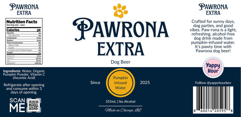 Paw-Rona Dog Beer | Pumpkin | 12 oz