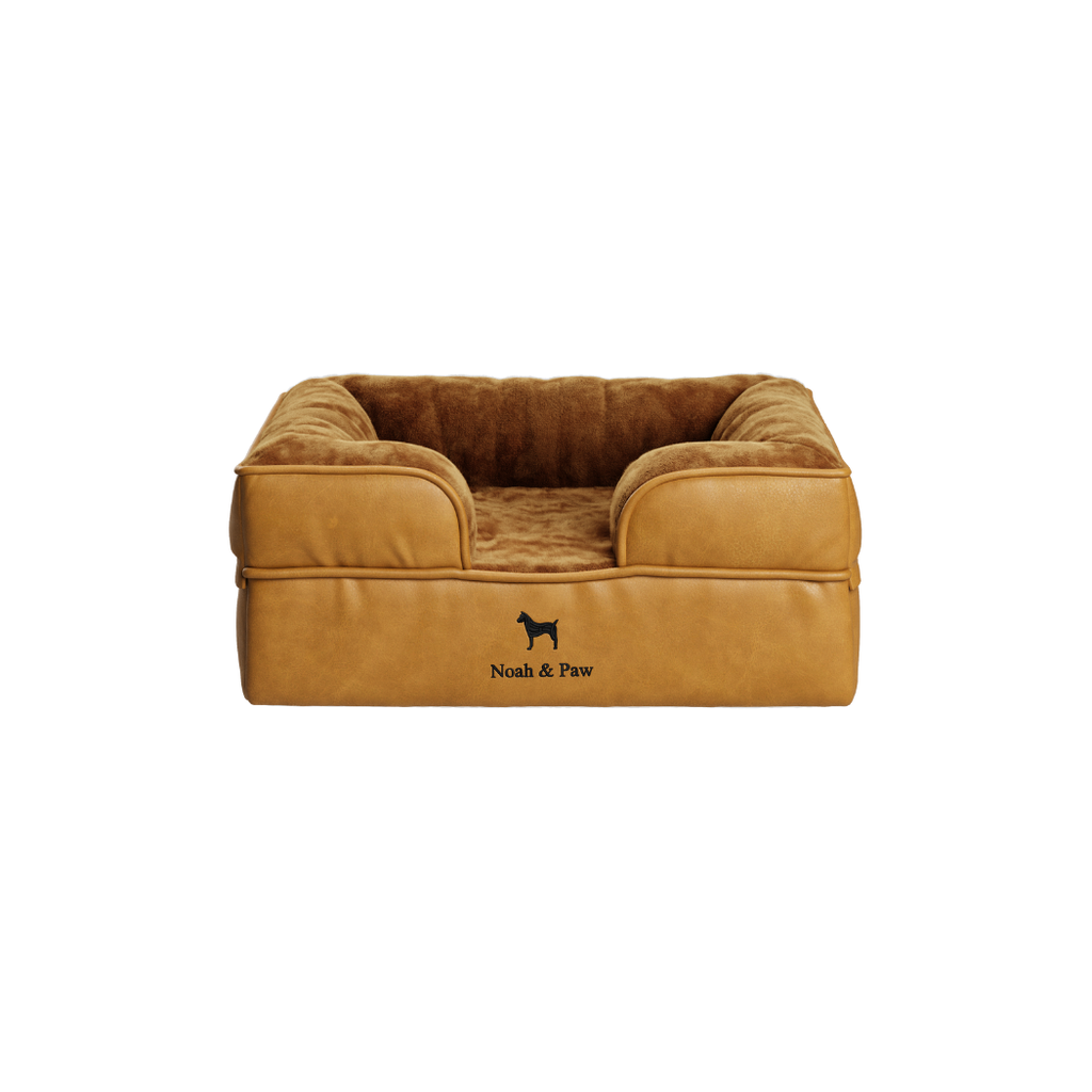 Noah & Paw Orthopedic Sofa Bed | Camel | Large
