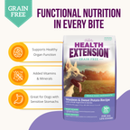 Grain Free Venison Recipe with whole vegetables & berries: 4lb