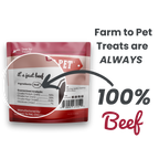 Beef Chips Healthy Dog Snack Pack Bundle | 24 Pack