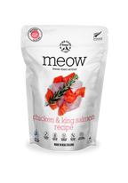 Meow Chicken & King Salmon Freeze Dried Cat Food1.76oz|9.9oz: 1.76oz