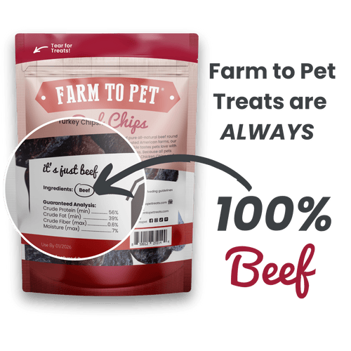 Beef Chips Dog Treats | 4 oz