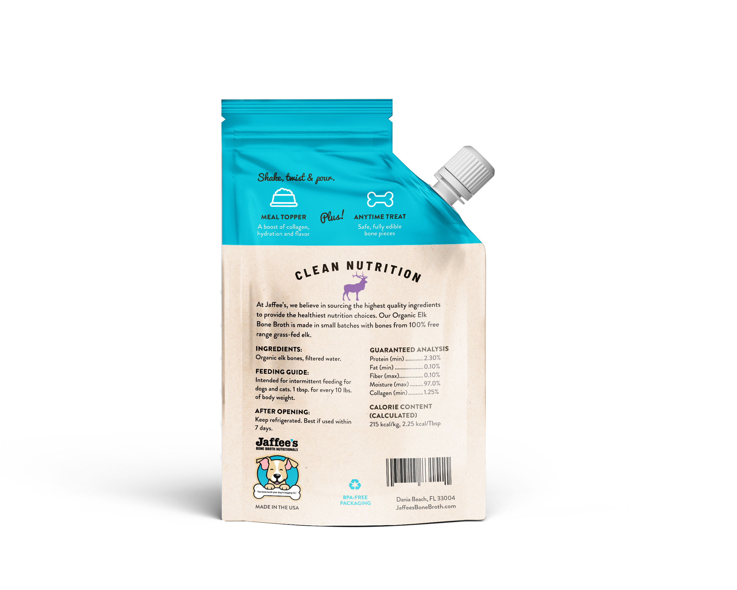 ELK Bone Broth - 20 oz Pouch