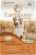Earthborn Holistic Great Plains Feast Grain-Free Dry Dog Food Bison Meal & Vegetables 25lb