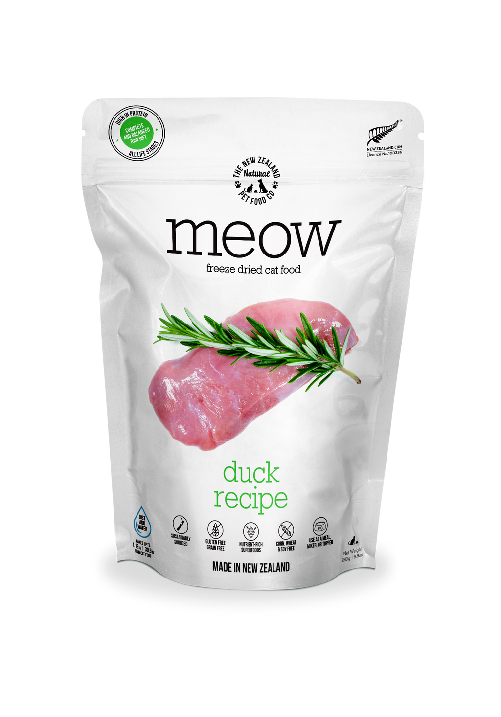 Meow Duck Freeze Dried Cat Food  | 9.9oz: 9.9oz