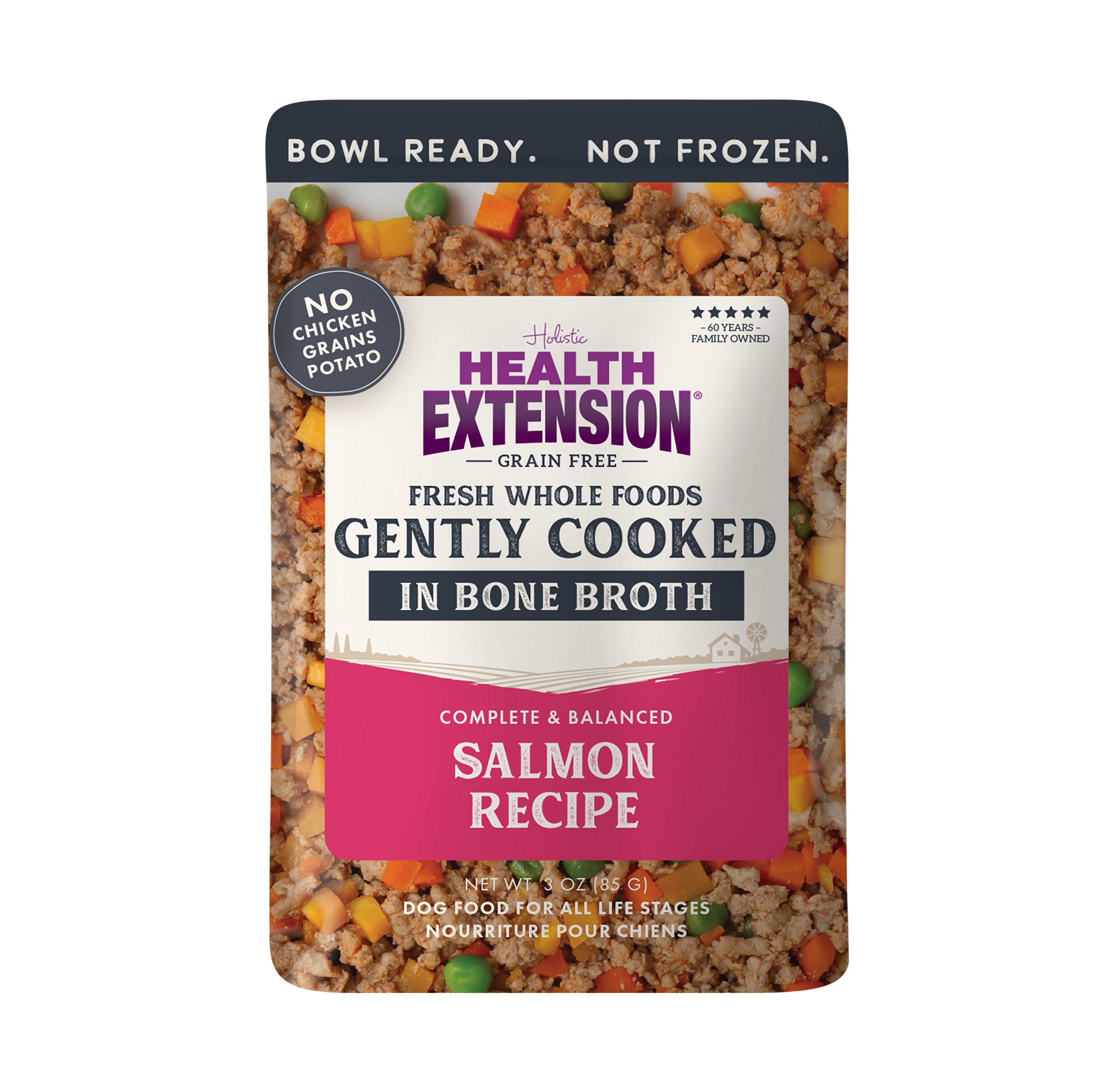 Gently Cooked Grain Free Salmon Recipe: 9oz pouch 5 pack