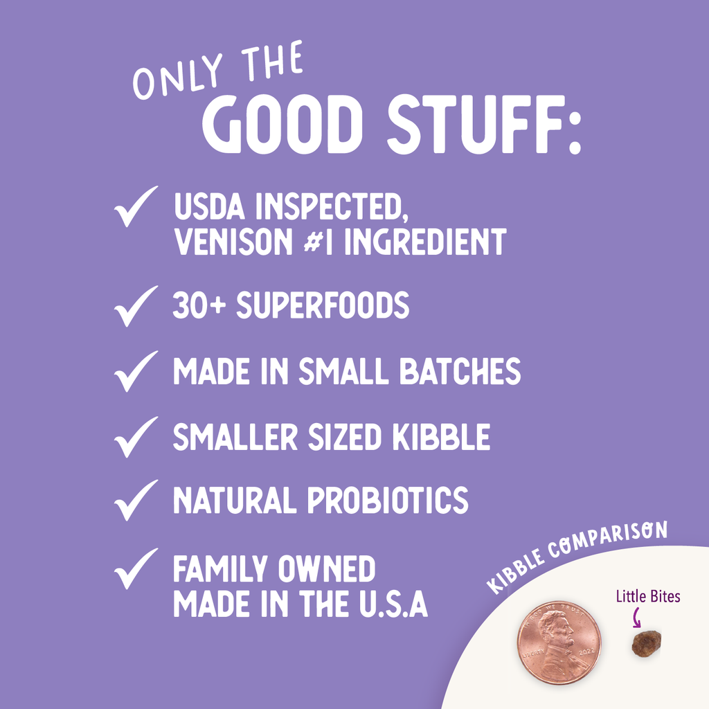 Grain Free Venison & Sweet Potato Little Bites Recipe: 12lb