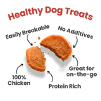 Chicken Chips Healthy Dog Snack Pack Bundle (24 pack): Pack of 24