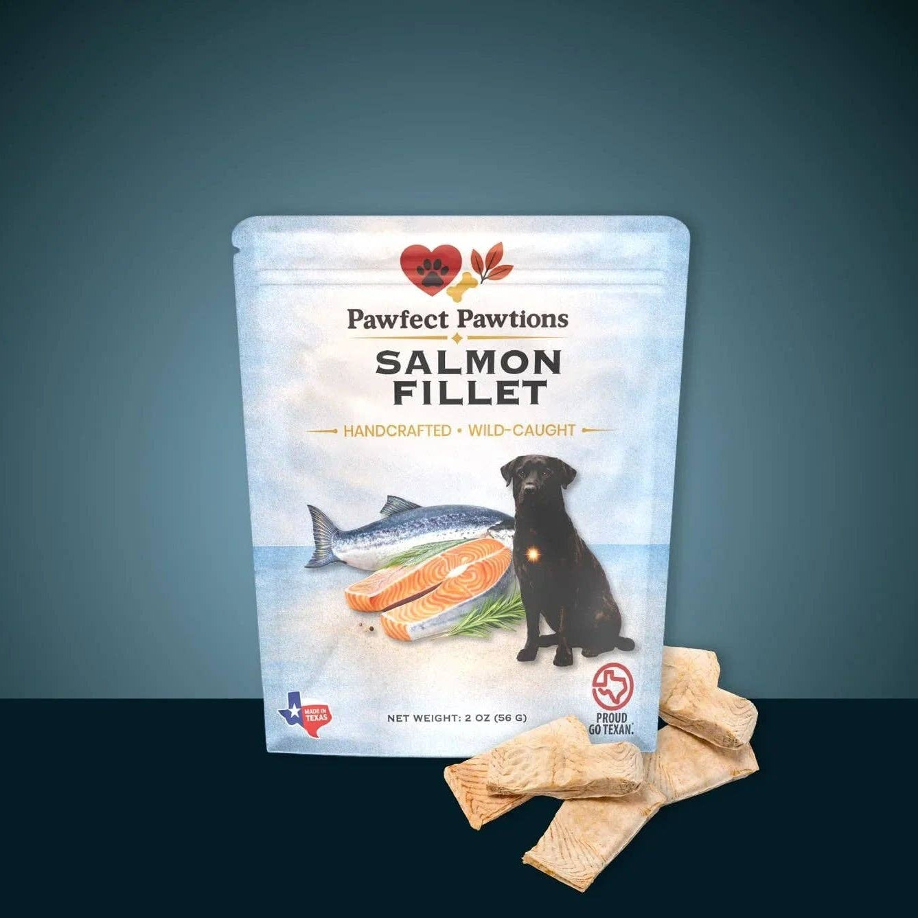 Freeze-Dried Salmon Filet Treats | 2 oz