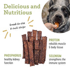 All-Natural Beef Strips Dog Treats | 4.5 oz