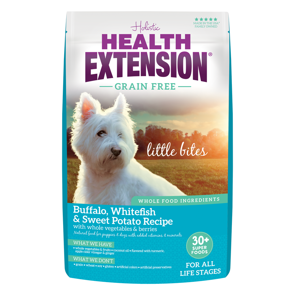 Grain Free Buffalo, Whitefish & Sweet Potato Little Bites Recipe: 3.5 lbs