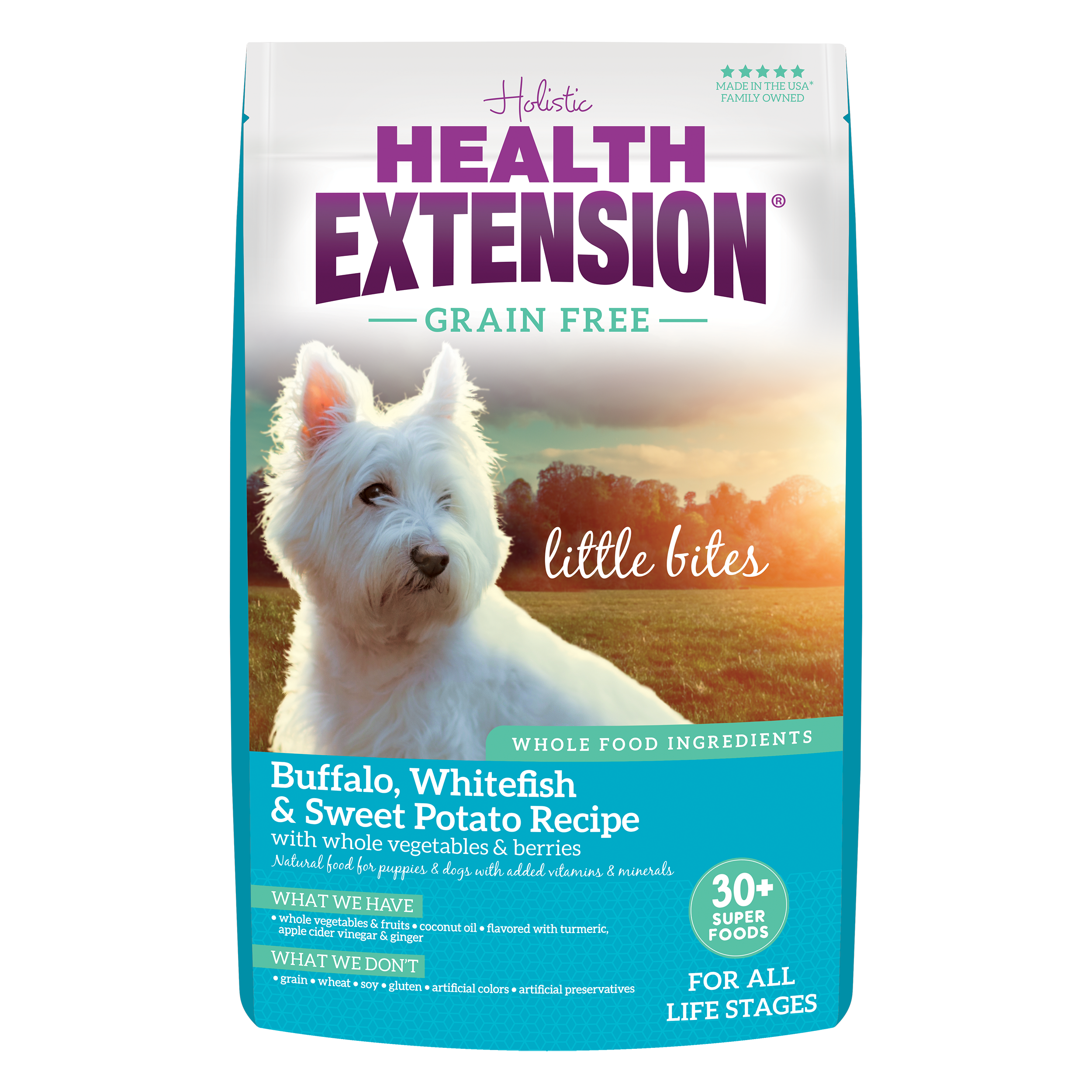Grain Free Buffalo, Whitefish & Sweet Potato Little Bites Recipe: 3.5 lbs