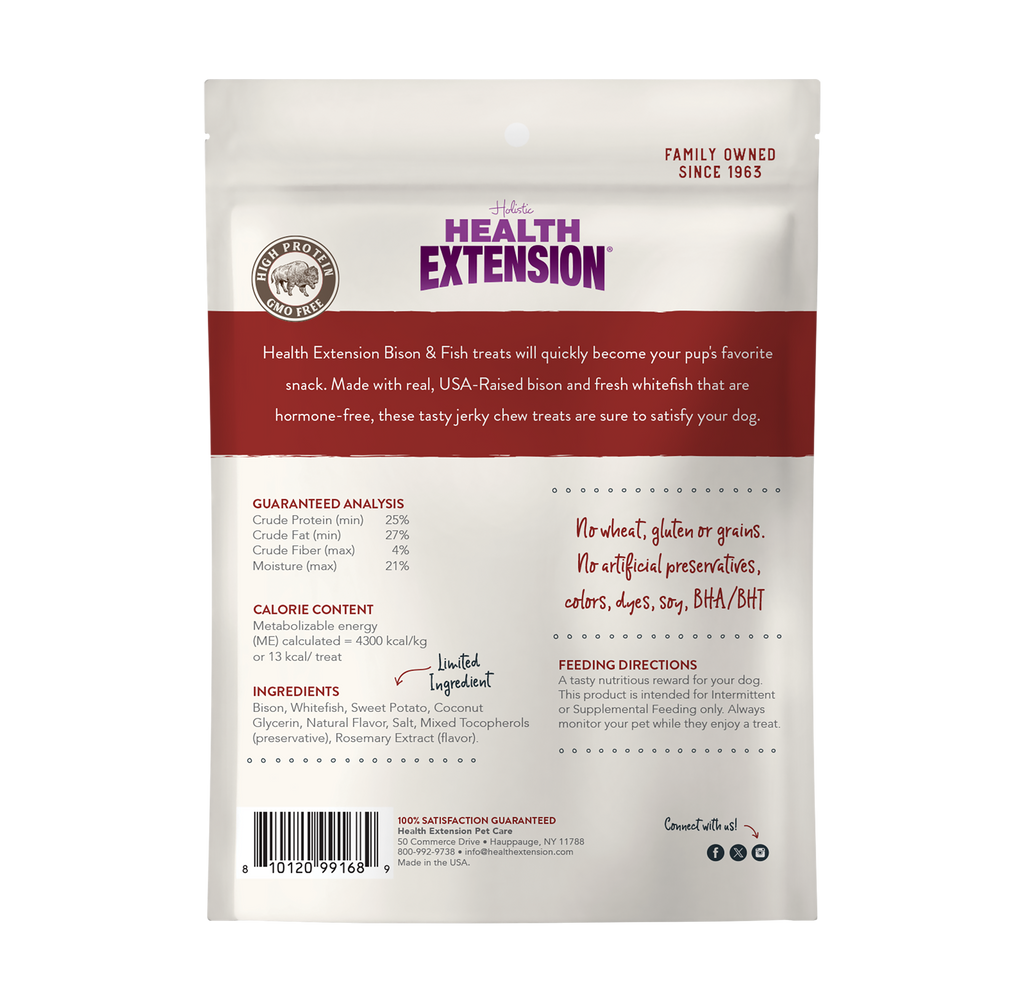 Bison & Fish Jerky: 4oz