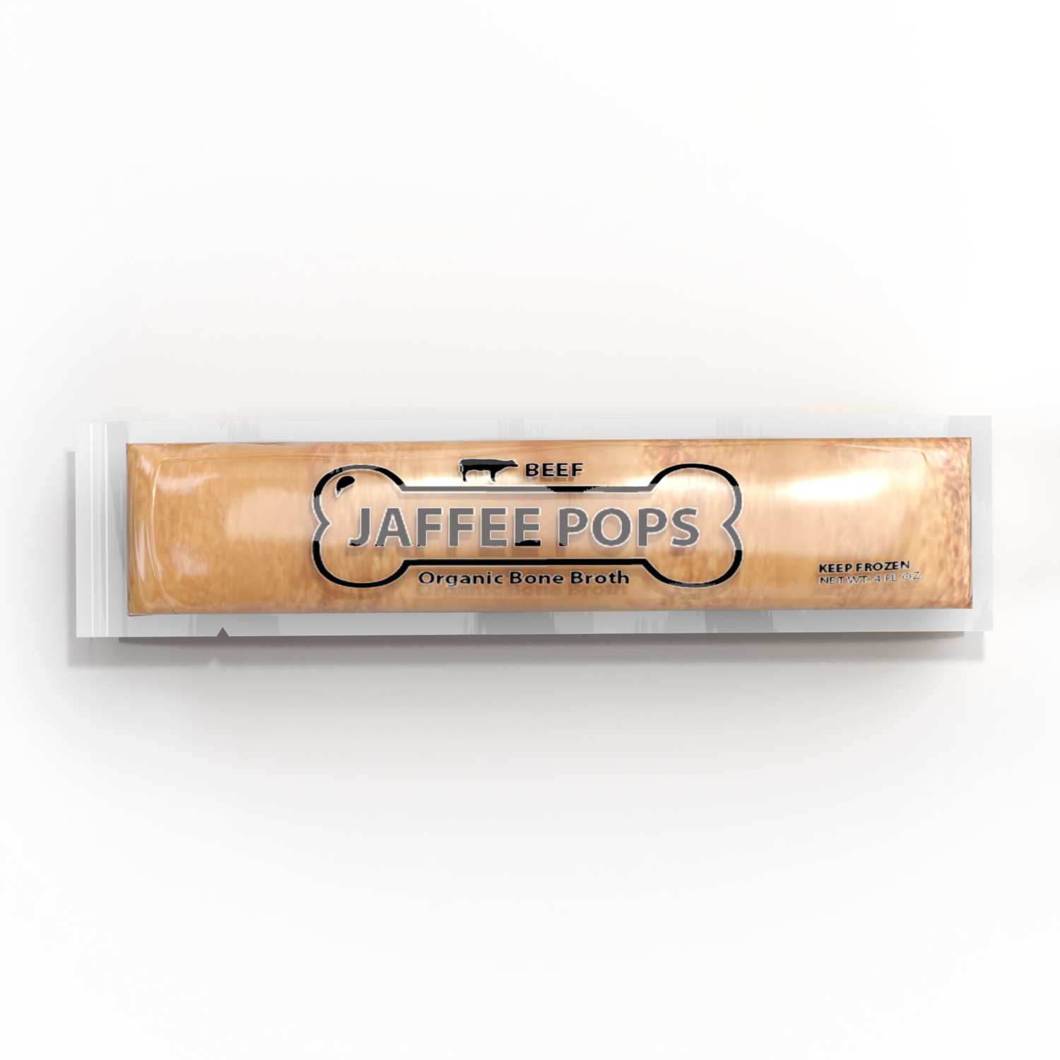 Organic Beef Bone Broth Pops | Frozen Dog Treat | 4 oz