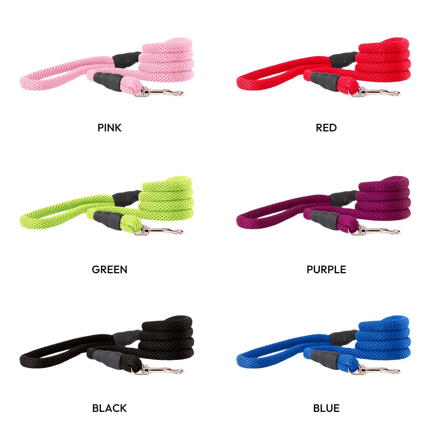 Mesh Leash | Red | 4 Foot