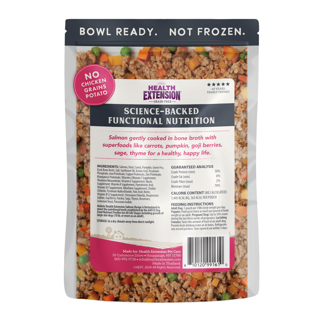 Gently Cooked Grain Free Salmon Recipe: 9oz pouch 5 pack