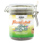 Meowijuana® Jar of Catnibas® Catnip Lemongrass Pawty Mix
