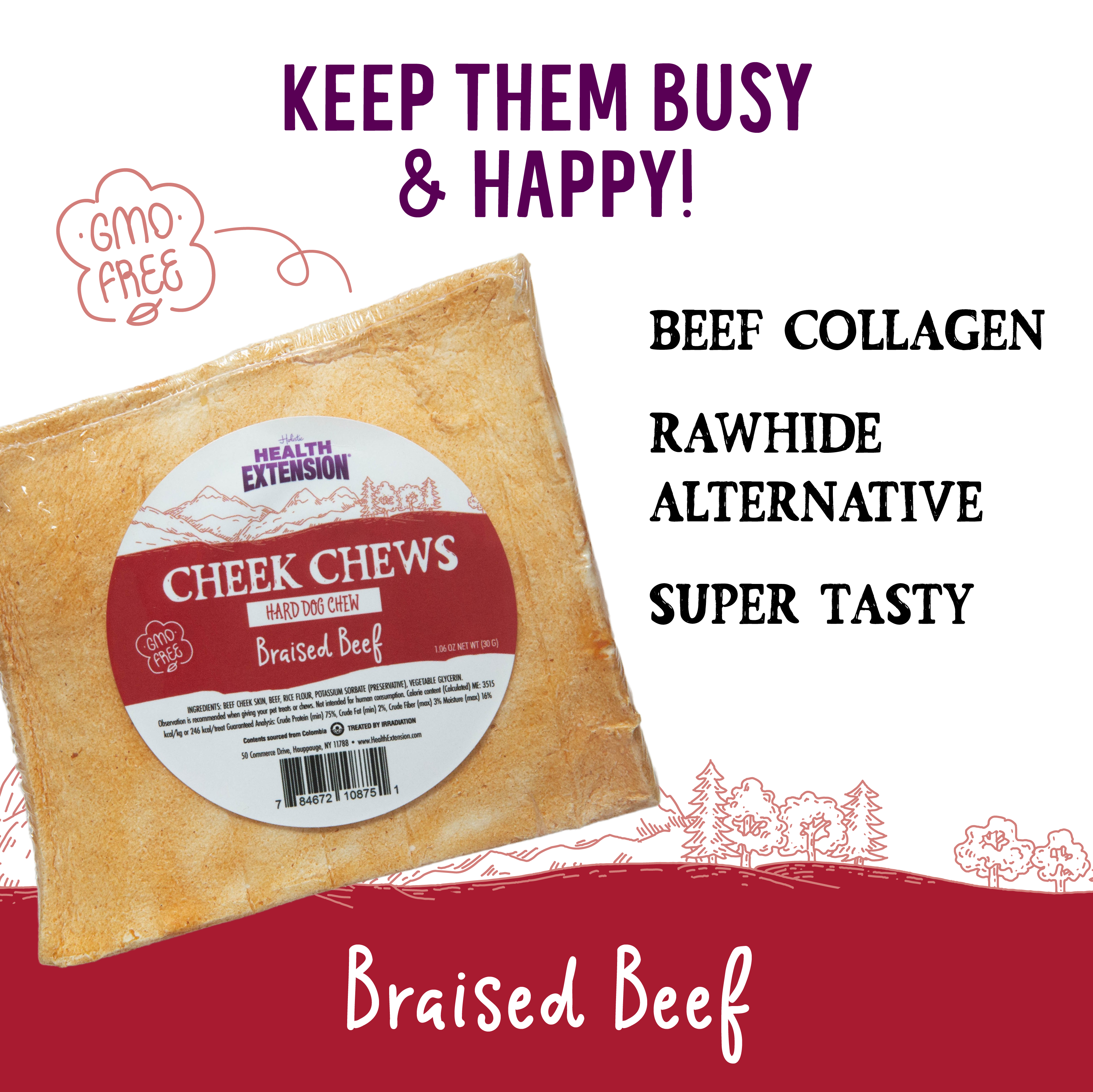 Cheek Chew - Braised Beef: Single