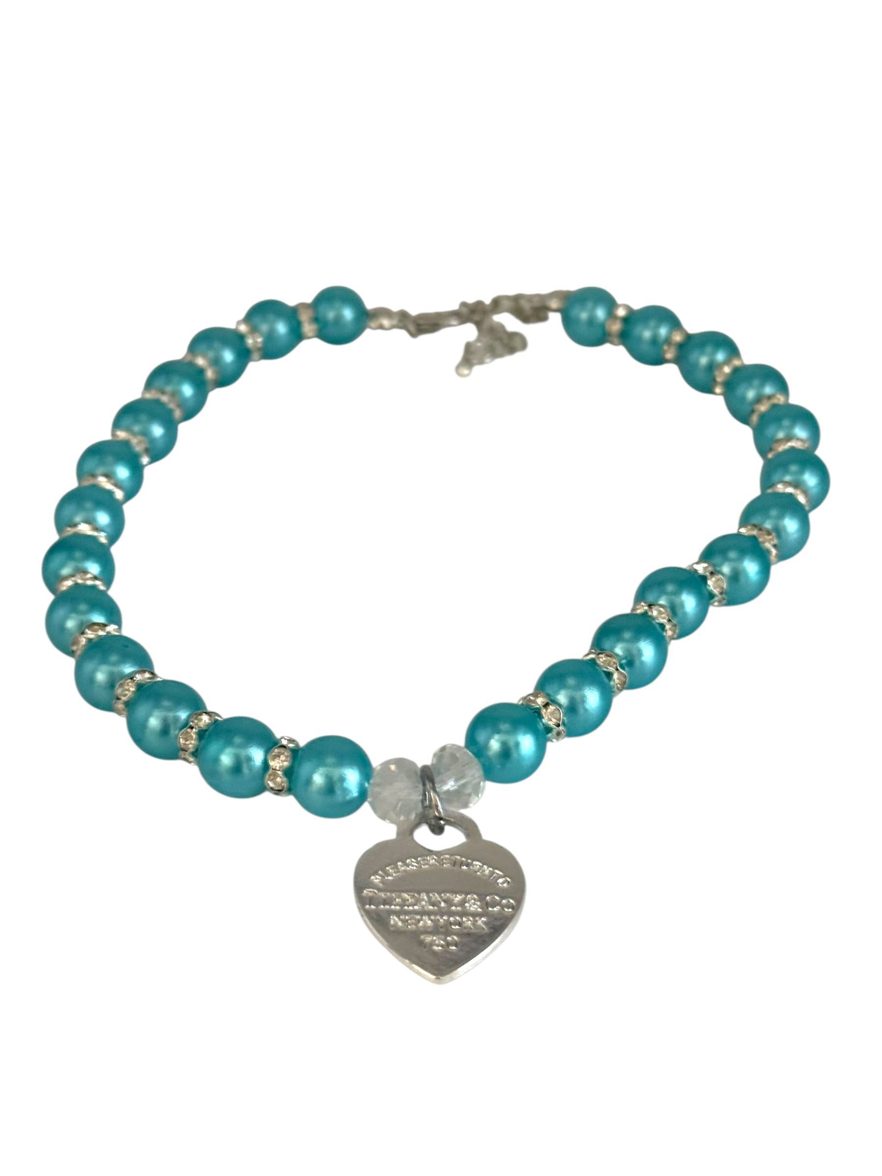 Three-Row Pearl Sniffany Dog Necklace: S / 1 Row