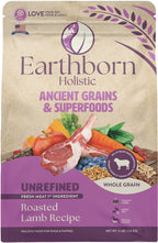 Earthborn Holistic Unrefined Ancient Grains & Superfoods Dry Dog Food Smoked Salmon 25lb