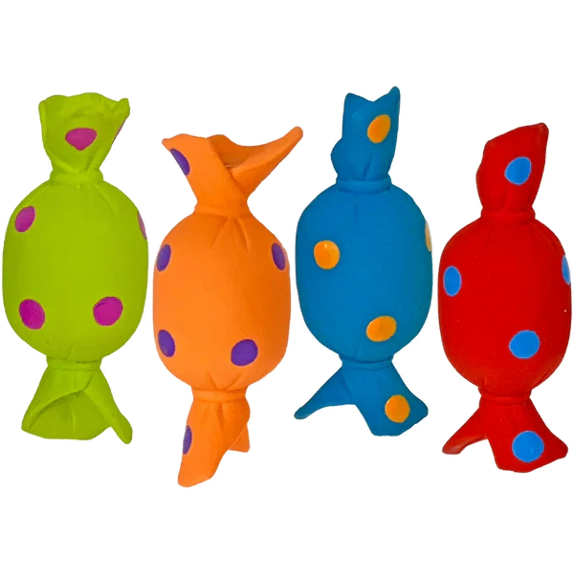Multipet Latex Candy with Squeaker 3" (Assorted Colors)
