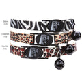 Meow Town™ Cat Collection Animal Print Cat Collars