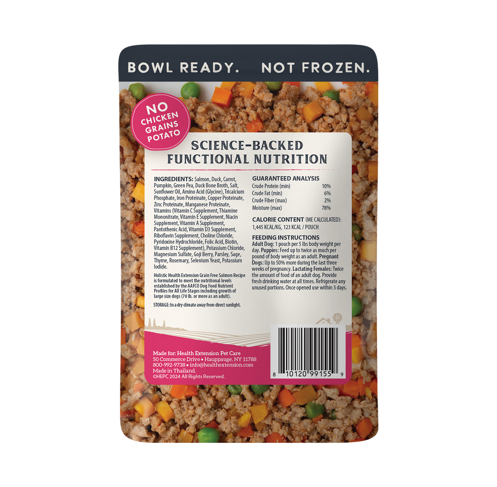 Gently Cooked Grain Free Salmon Recipe: 9oz pouch 5 pack