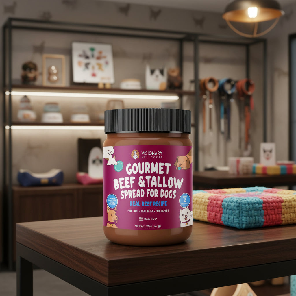 Beef & Beef Tallow Dog Meat Spread | 12 oz