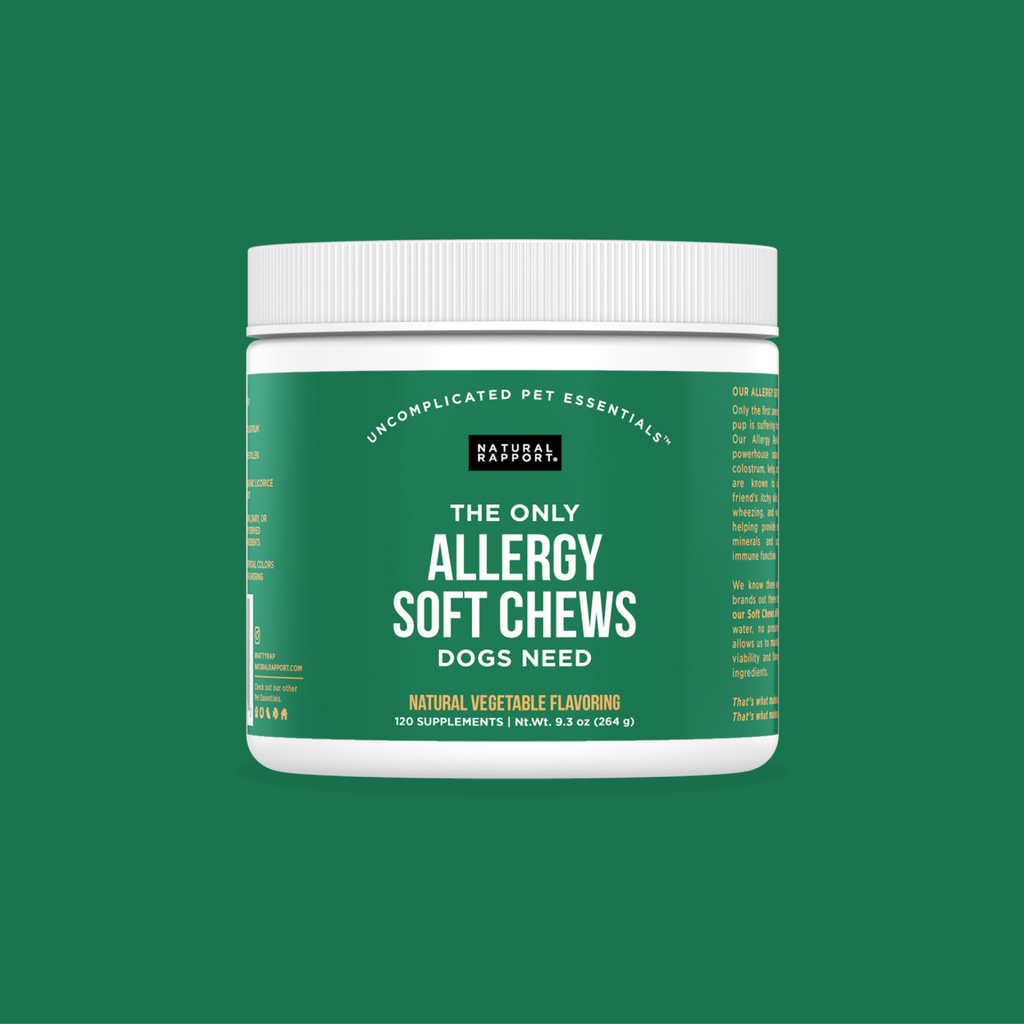 The Only Allergy Soft Chews Dogs Needs: 120 count jar