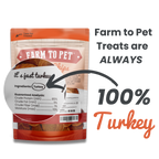 Turkey Chips Dog Treats: 4oz