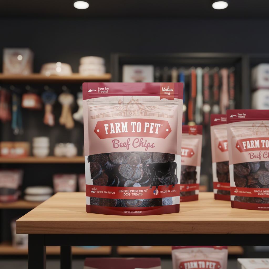 Beef Chips Dog Treats | 4 oz