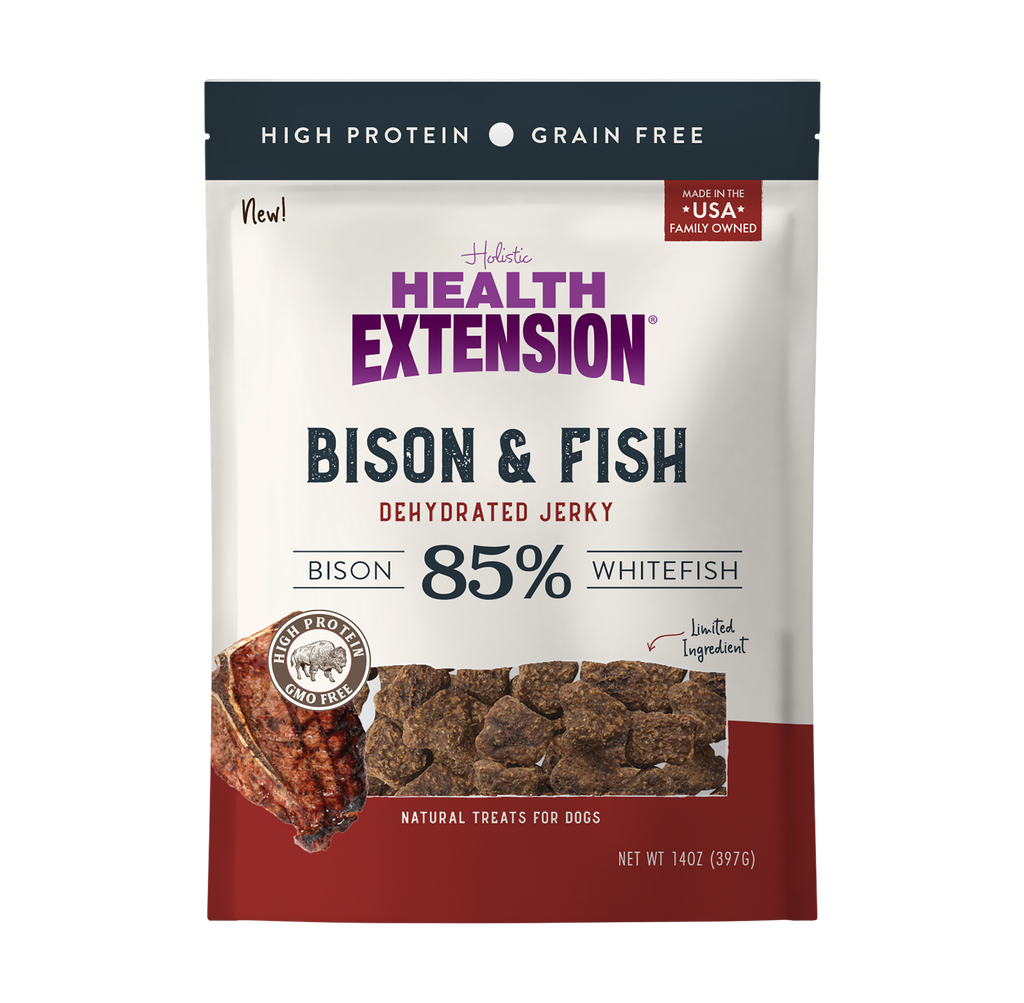 Bison & Fish Jerky: 14oz
