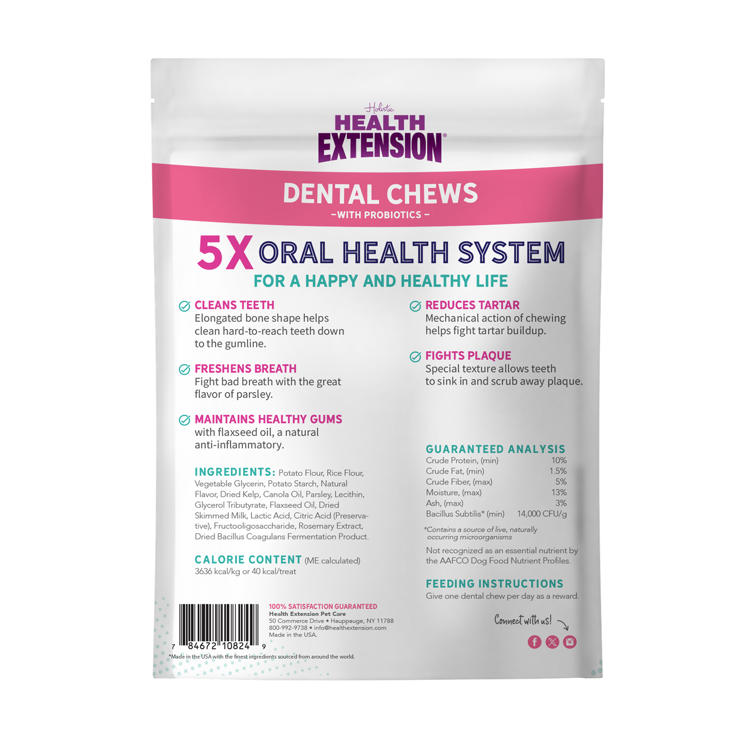 Probiotic Dental Bones: 14-pack