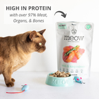 Meow Lamb & King Salmon Freeze Dried Cat Food 1.76oz | 9.9oz: 9.9oz