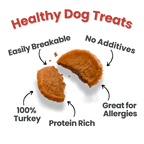 Turkey Chips Dog Treats: 4oz
