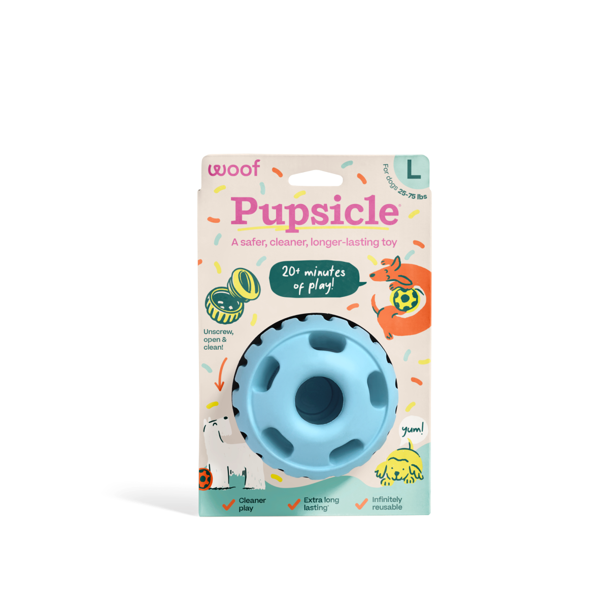 Party Pupsicle: Blue / Large