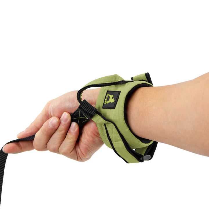 Ripstop Wristband Hands-Free Leash | Green | 6 Foot