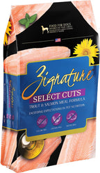 Zignature Dog 4Lb.  Select Cut Trout Salmon