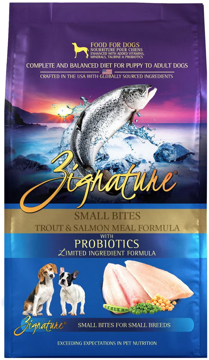 Zignature Dog 4Lb. Small Bite Trout Salmon