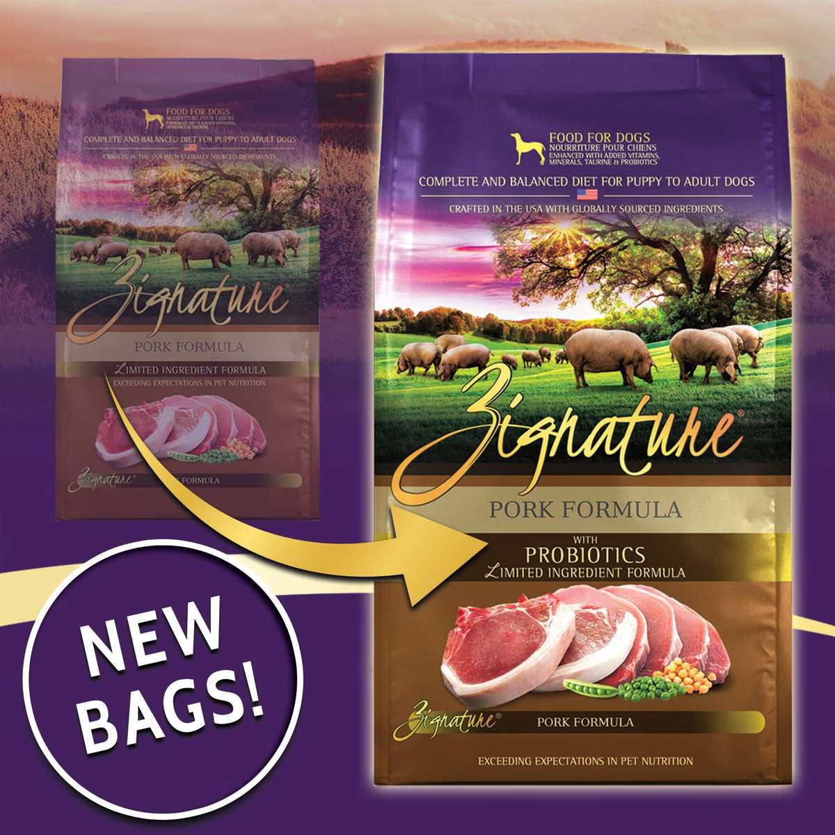 Zignature Dog 4Lb. Pork