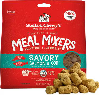 Stella & Chewy's Savory Salmon & Cod Recipe Meal Mixers 18oz